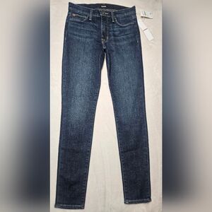 Hudson Jeans Natalie Super Skinny Ankle Jeans Color Blue Mortal